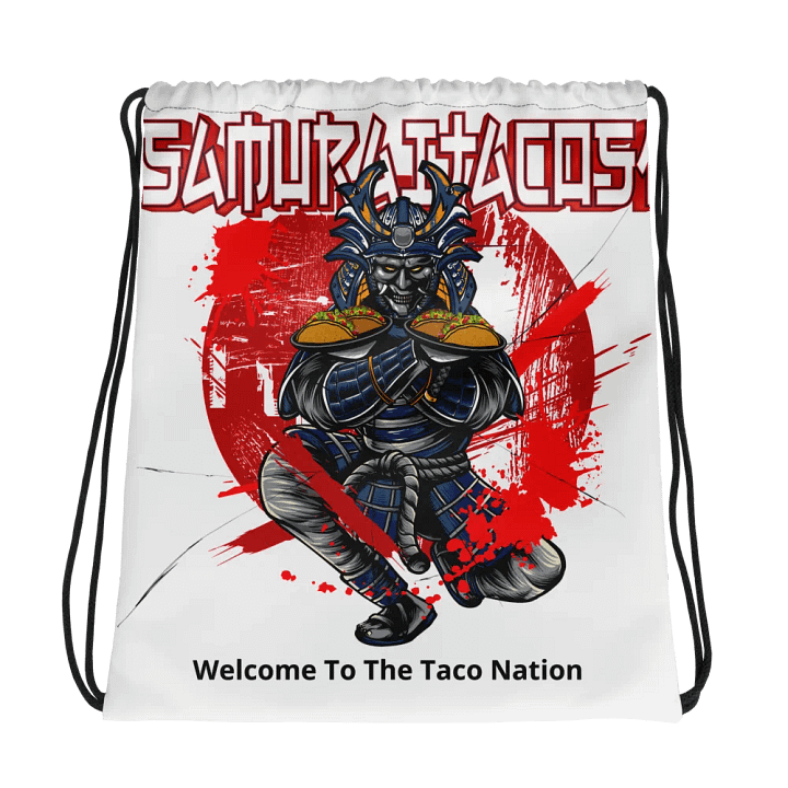 Samurai Tacos1 All-Over Drawstring Bag product image (1)