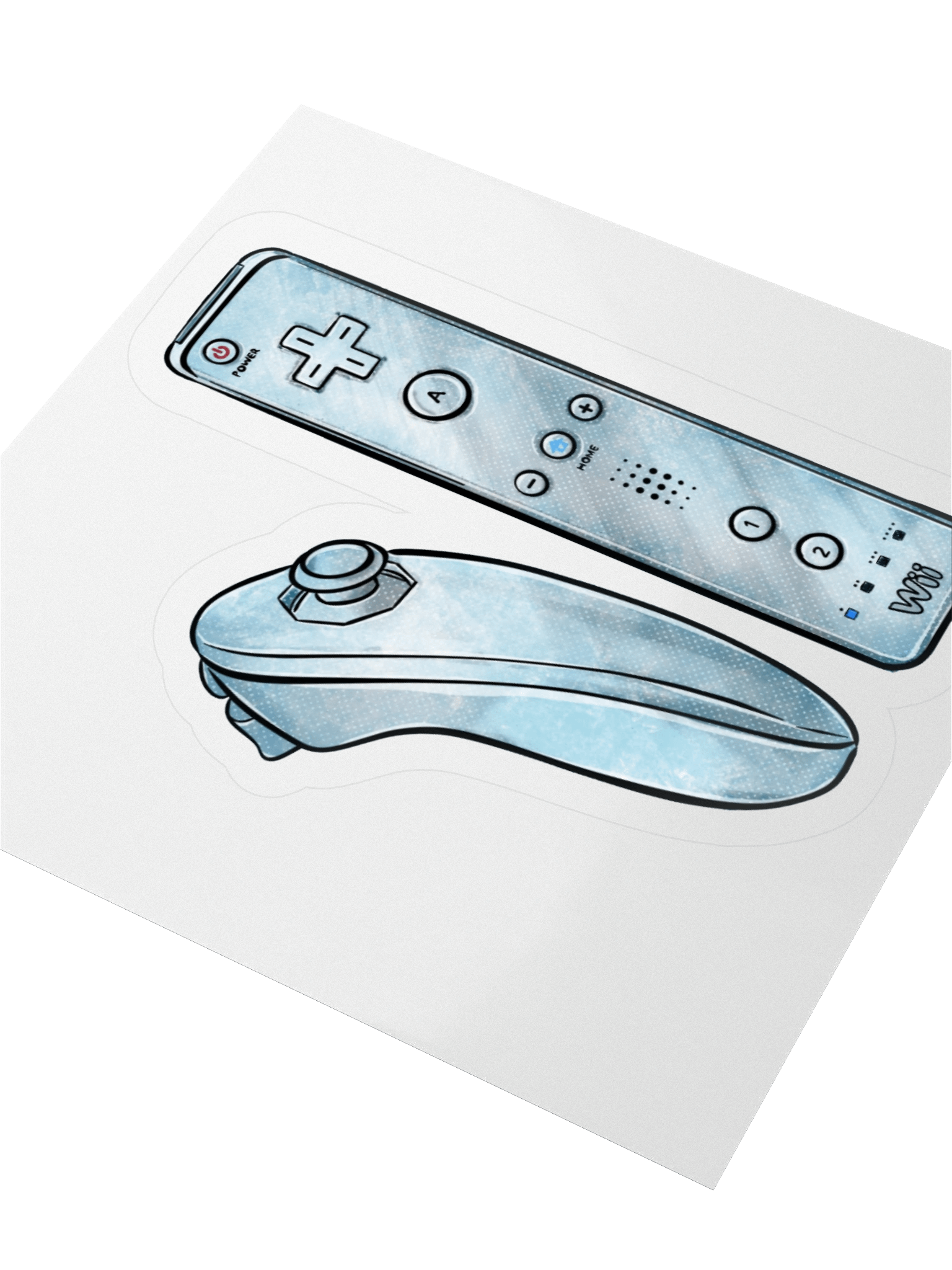 Button Masher W!! Sticker product image (3)