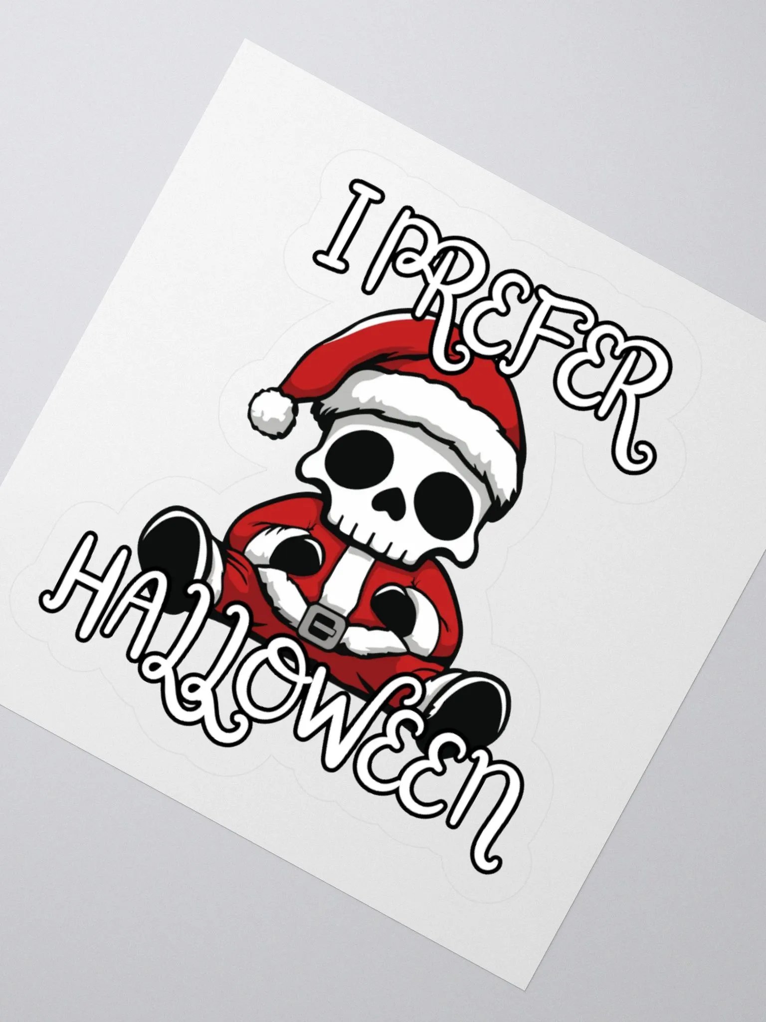 I Prefer Halloween Sticker product image (8)