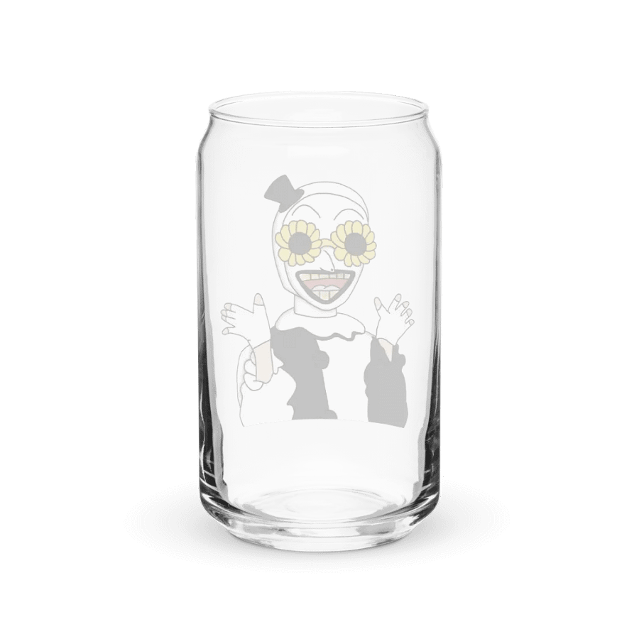 Art the clown drinking glass product image (2)