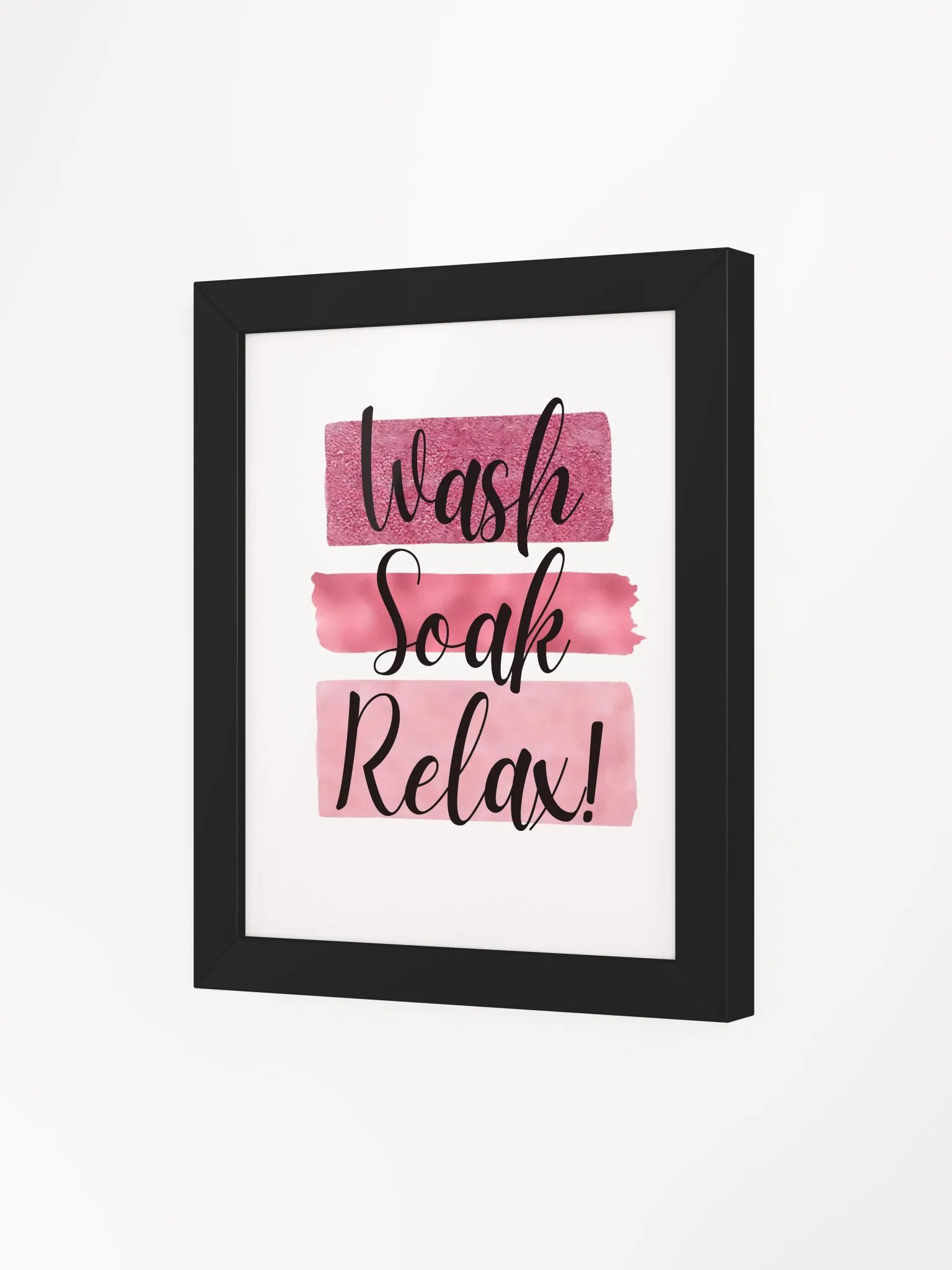 bathroom art, bathroom decor, wall art, pink bathroom, quote print, gift for her, girls bathroom, teen room decor, bathroom quote product image (8)