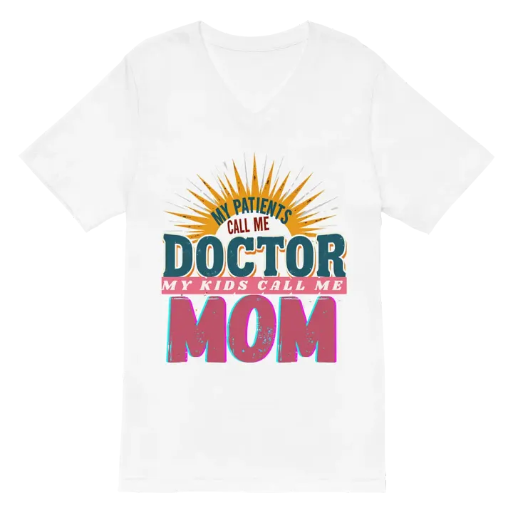 Supermom Doctor V-Neck Tee product image (6)