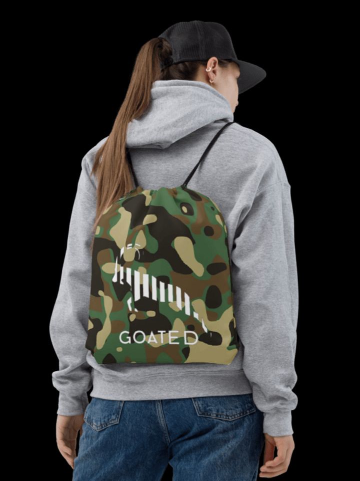GOATED SPORTS® Camouflage Drawstring Bag product image (2)