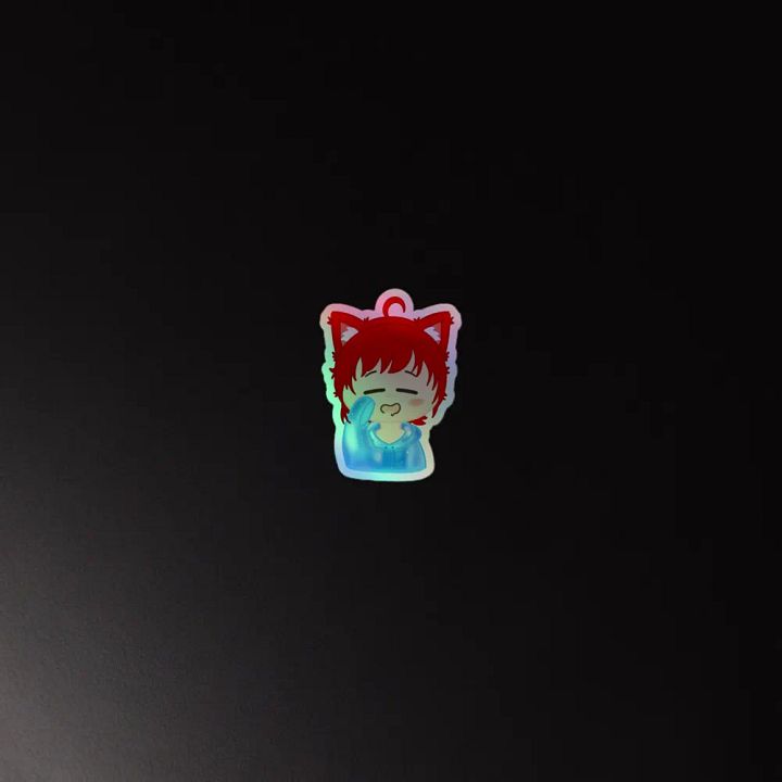 Sleepy Void Kitty - Holographic Sticker product image (2)