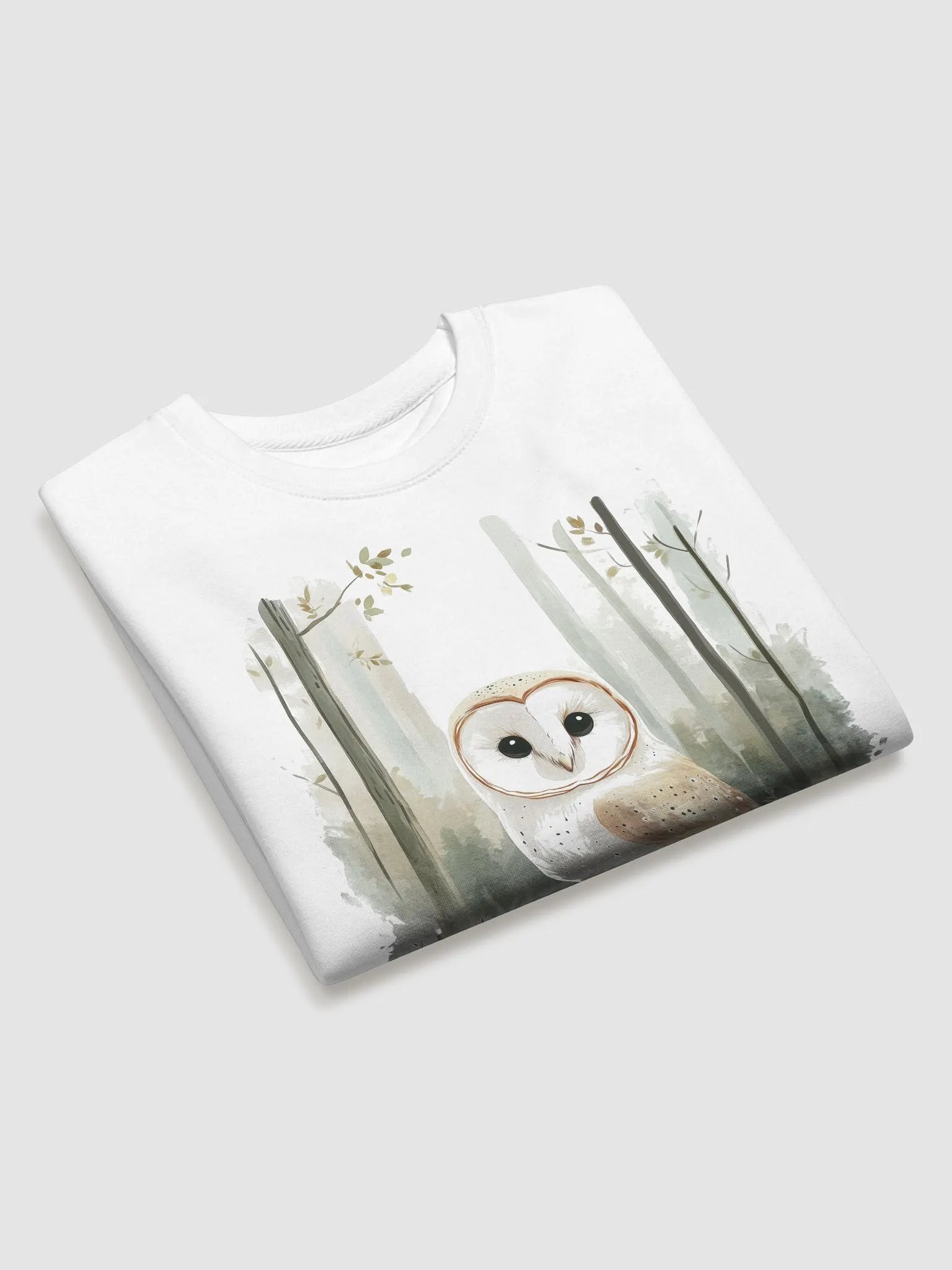 Majestic Owl Sweatshirt - Woodland Serenity product image (3)