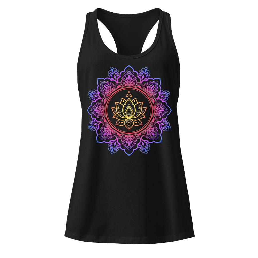 Mandala with Lotus - Tank product image (2)