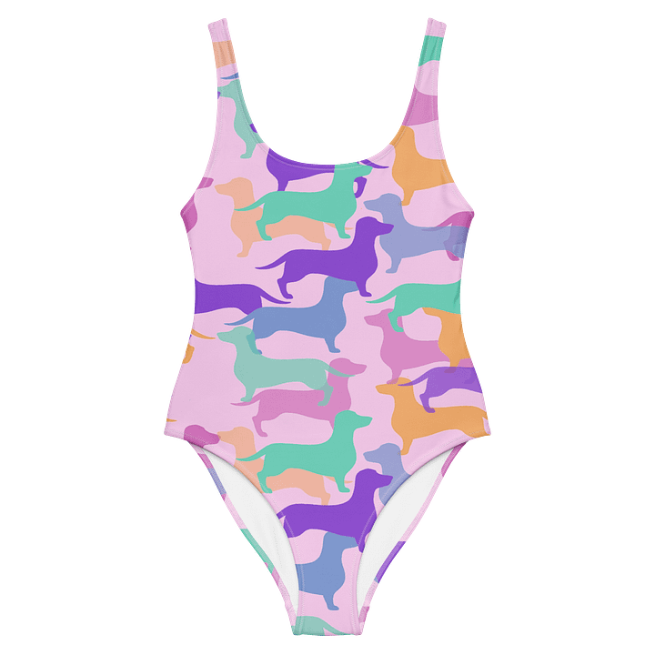 Dachshund Hughie All-Over Print Swimsuit product image (1)