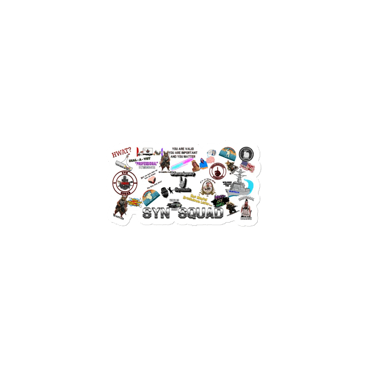 Sticker Bombed Magnet product image (1)
