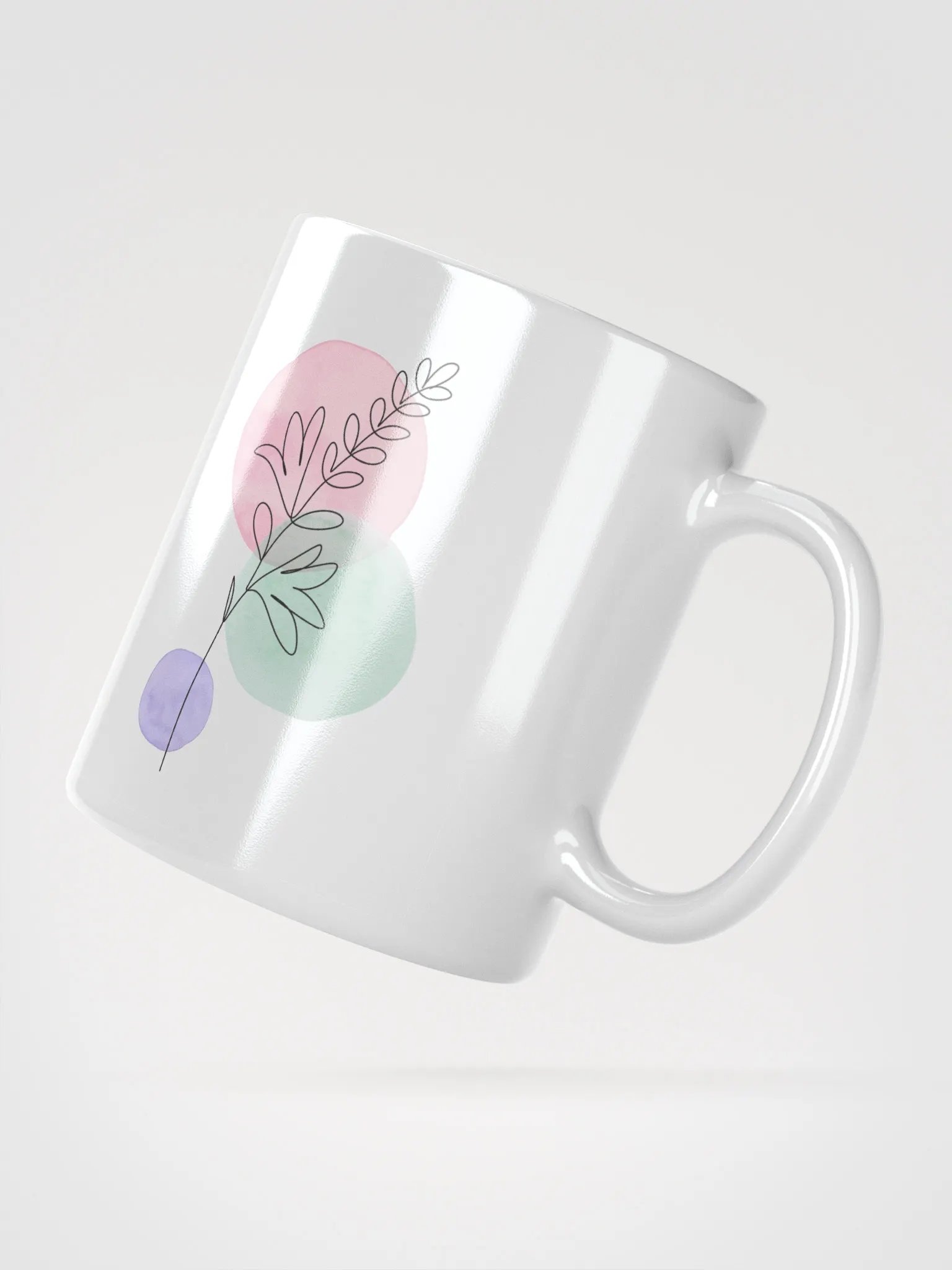 Watercolor Floral Illustration Mug product image (3)