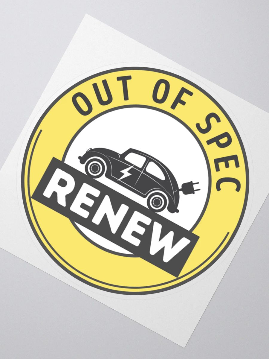 Out of Spec Renew Sticker product image (2)