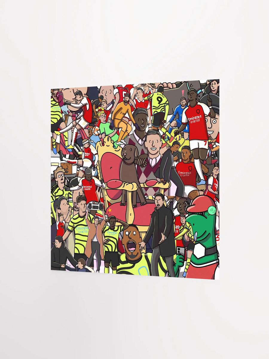 Poorly Drawn Arsenal Poster (Year 8) product image (2)