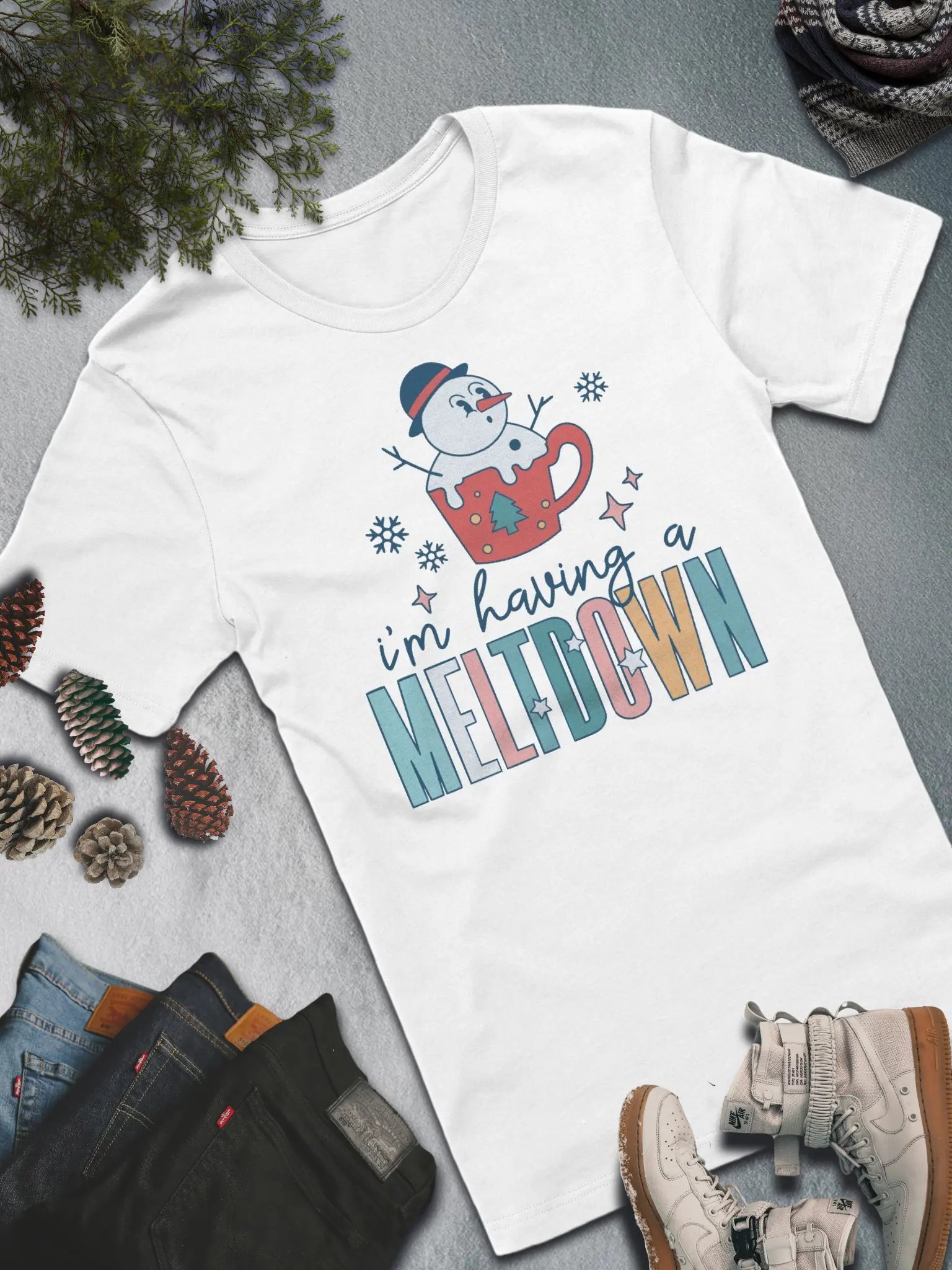 I'm Having a Meltdown T-Shirt – Funny Winter Style product image (1)