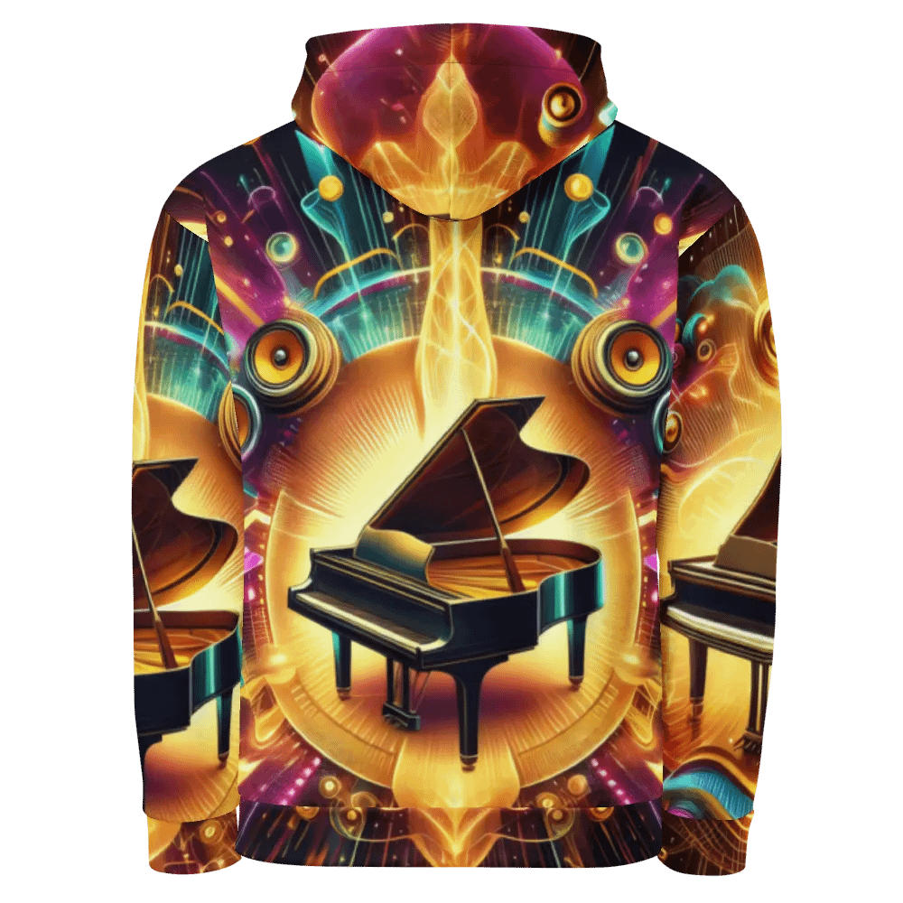 Piano Musical Instrument - All-Over Unisex Hoodie #23 product image (4)