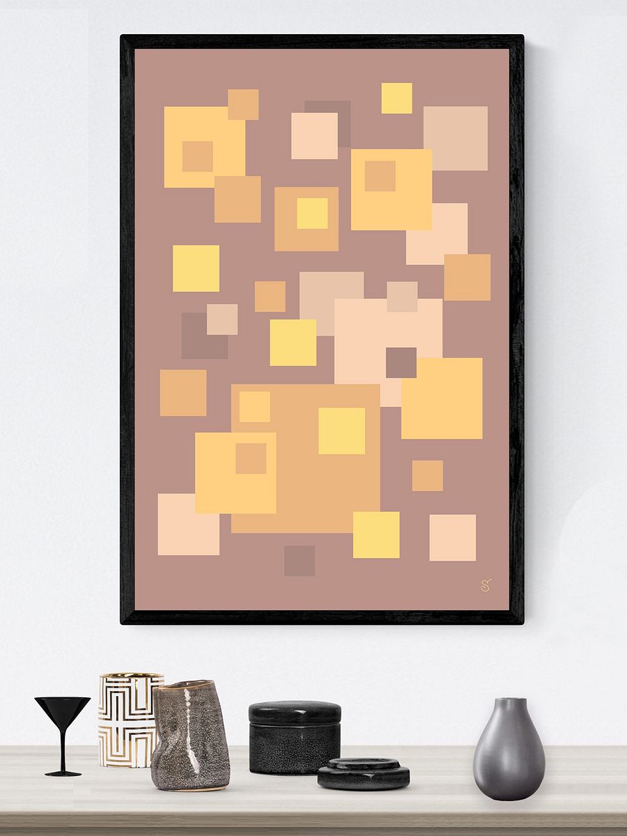 Vibrant Matte Poster Print - Abstract Image No. 3 product image (7)