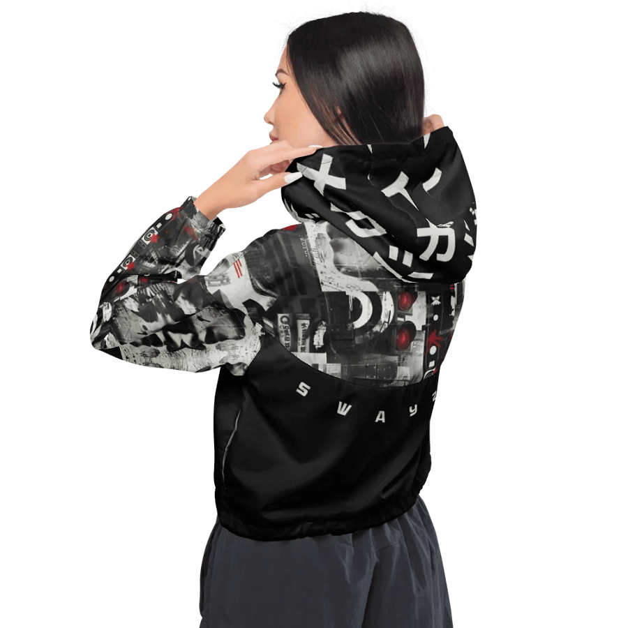 Tokyo Mega City Crop Hoodie Windbreaker product image (4)