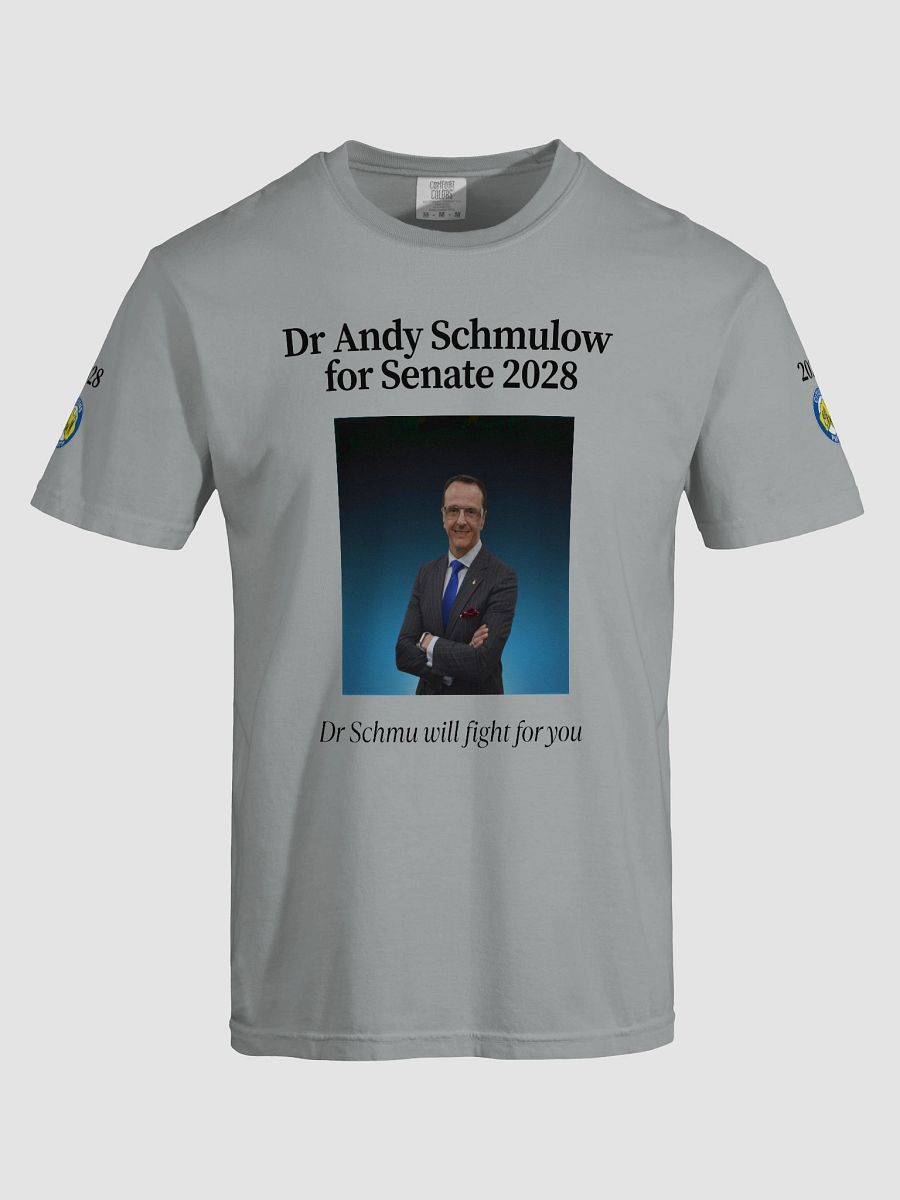 Dr Schmu will fight for you T-Shirt (White, Blue, Grey) product image (13)