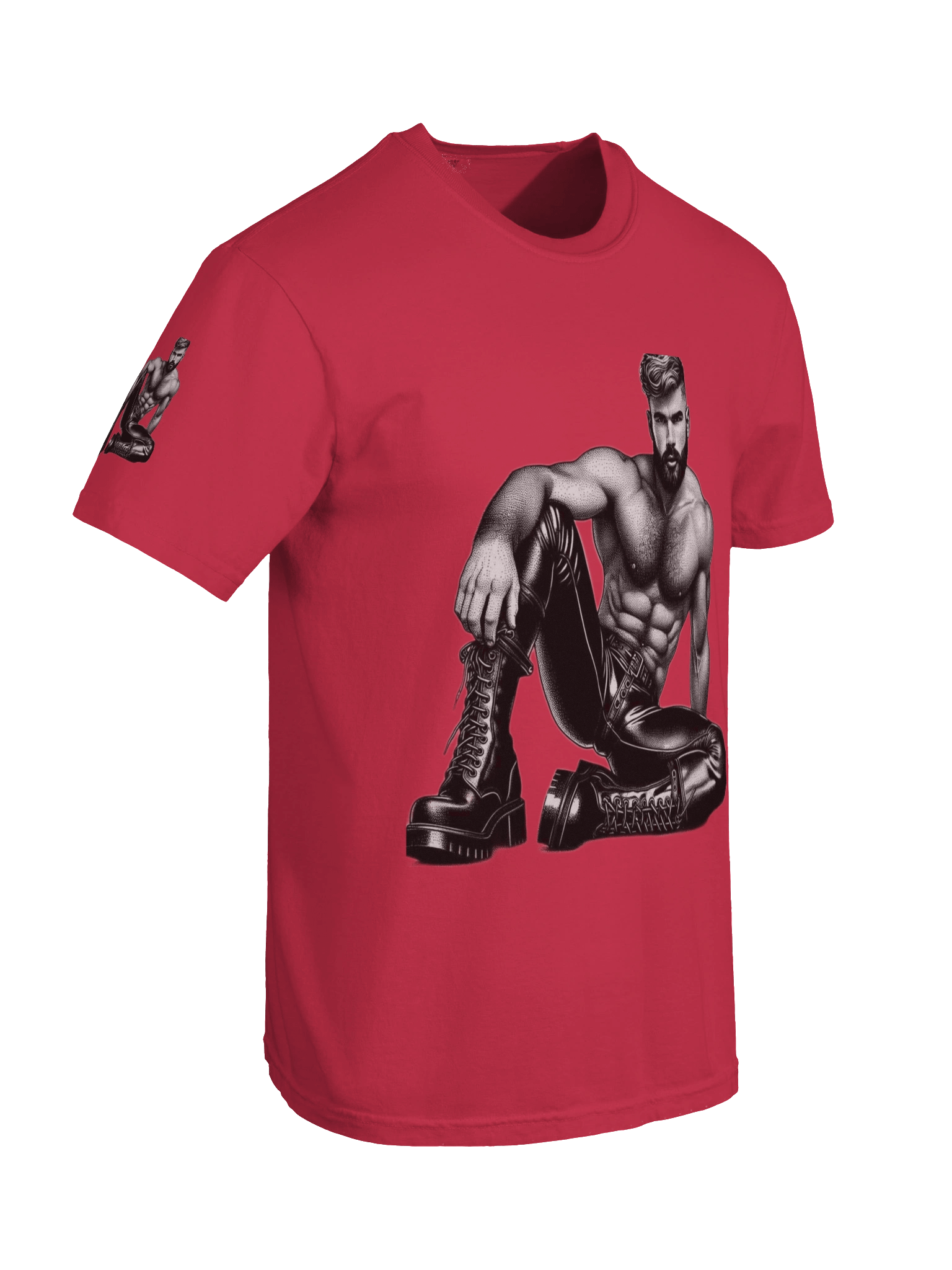 Limited Time Offer Lucky DIP bonus! Gay Gods - Captain Ivan Gay Leather Bar Pride Berlin Graphic Design T-Shirt product image (59)