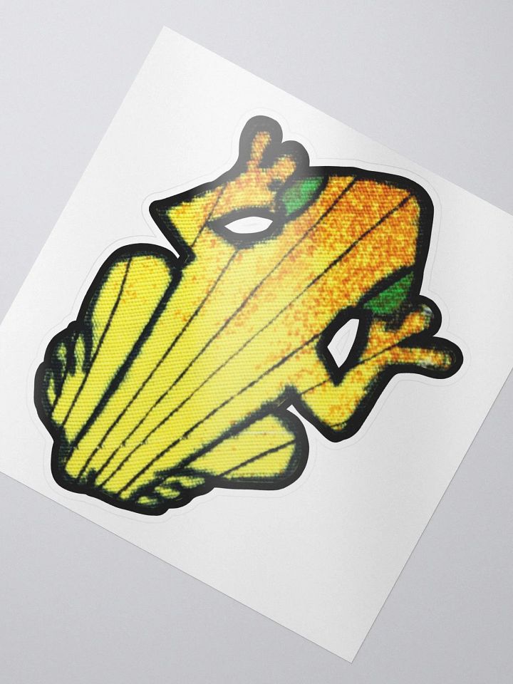 Big Frog Sticker in Dandelion product image (2)