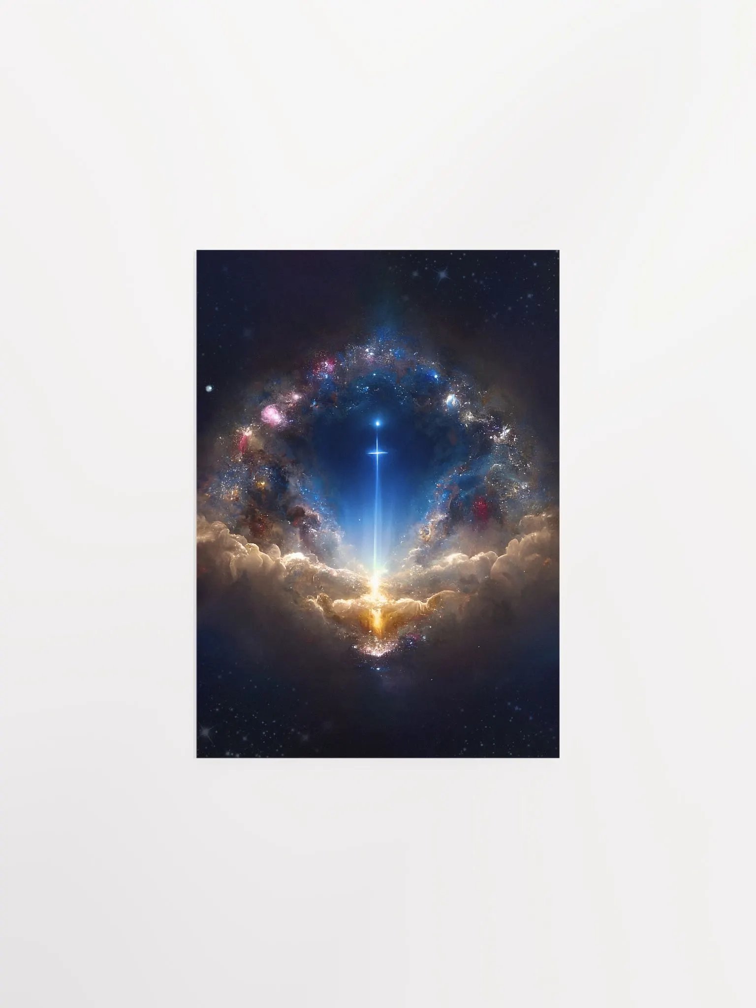 Heaven's Gate #1.2 — vibrant space poster, ethereal yoga print, abstract art, spiritual wall decor, aura poster, astrology poster, astronomy poster product image (6)