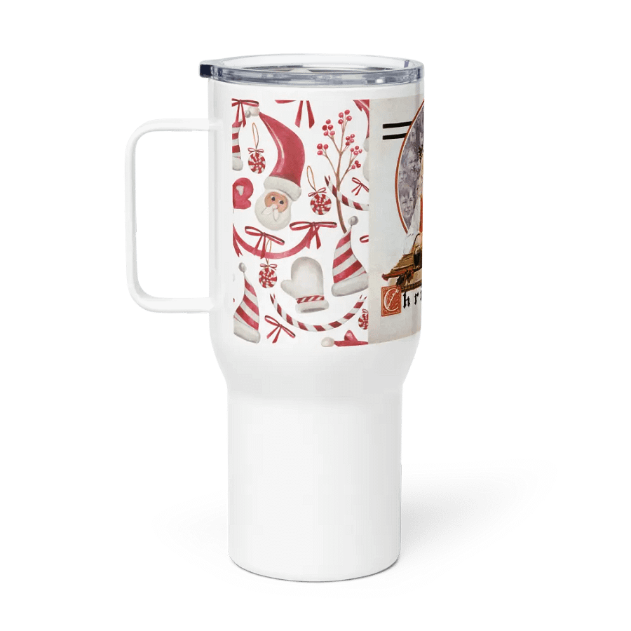 Vintage Santa-Themed Classic Cover Travel Mug product image (1)