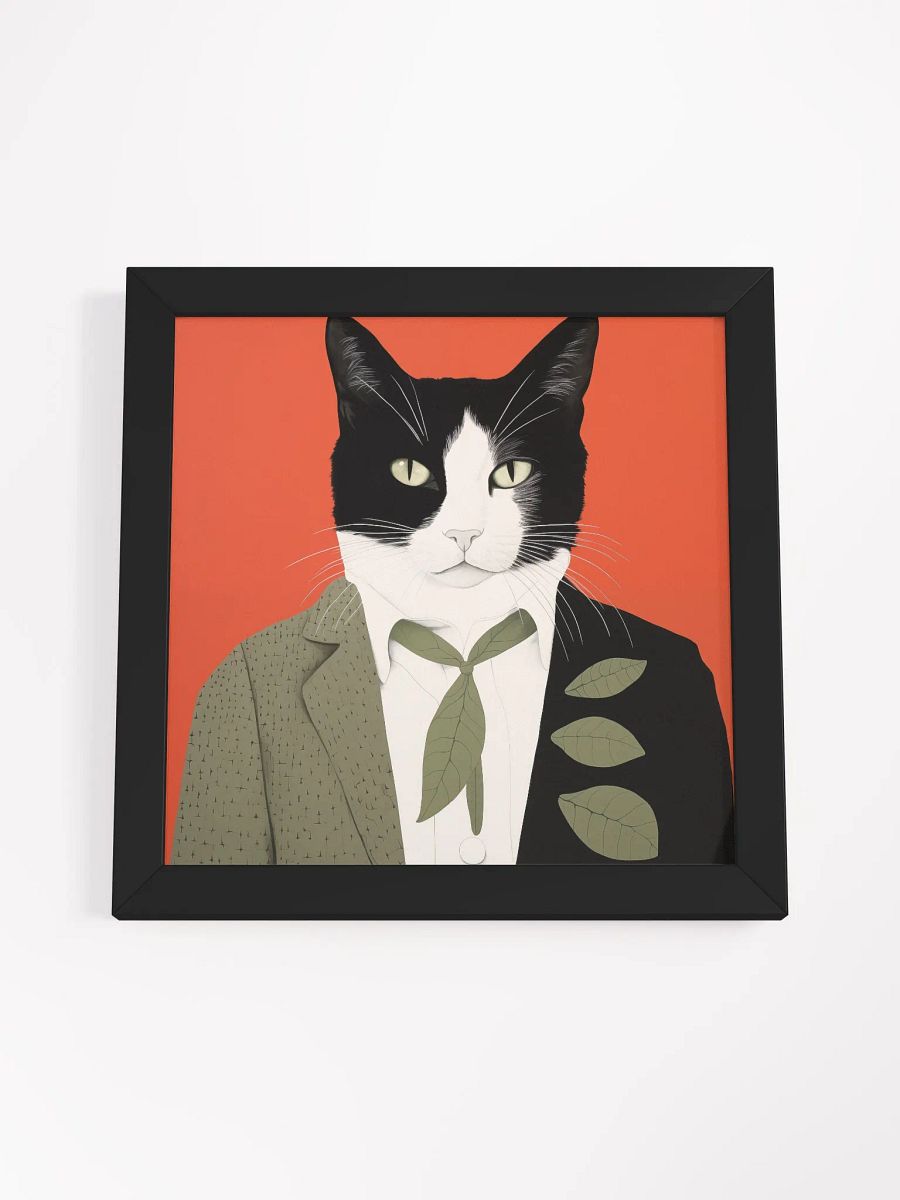 Whimsical Feline Gentleman Poster product image (26)