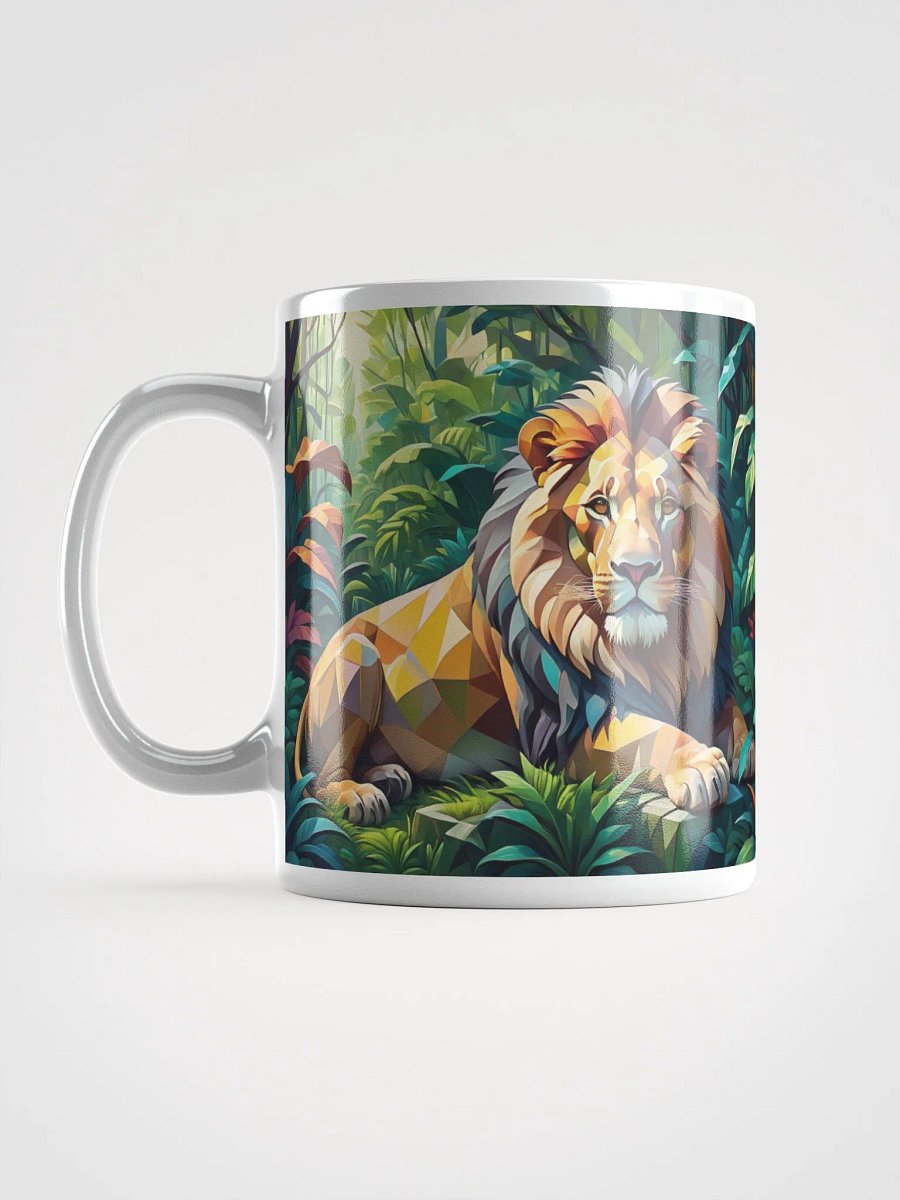 Geometric Jungle Lions - Mug product image (6)