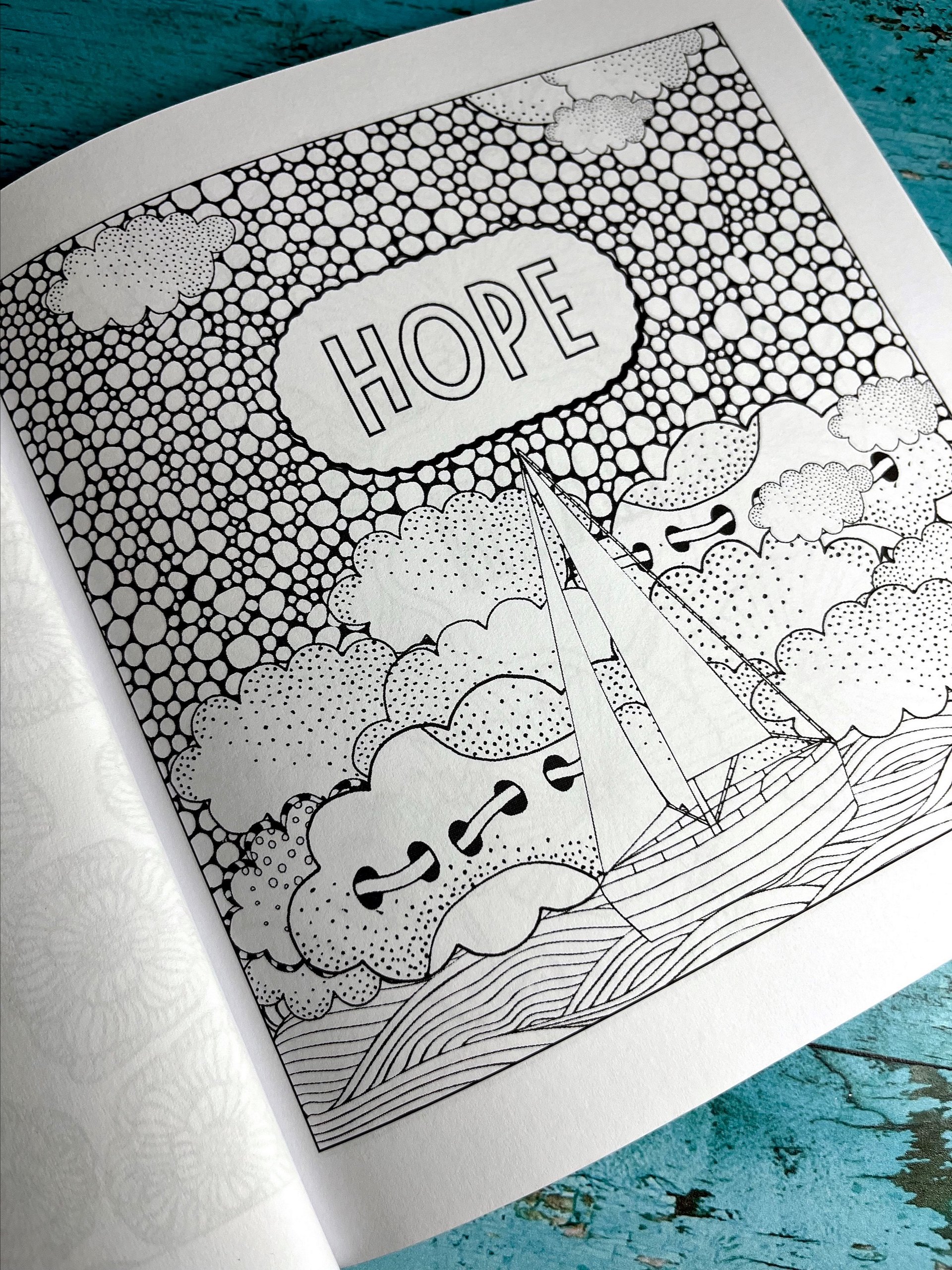 Little Coloring Book of Beautiful Words by JC product image (3)