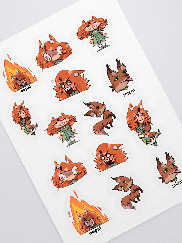 PANDORA AND CHATFOX SMALL STICKER BUNDLE product image (1)