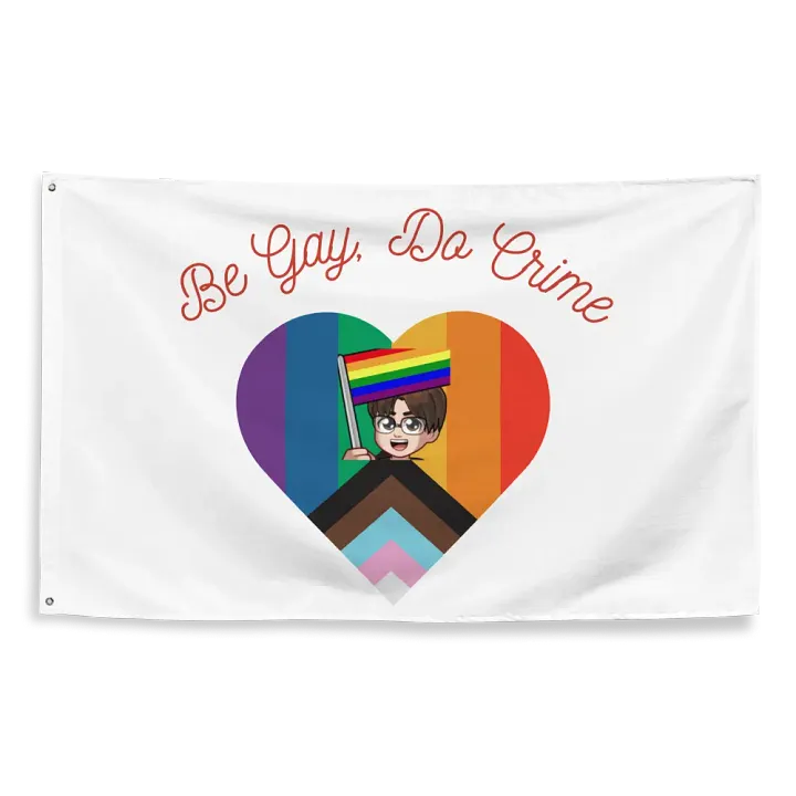 Be Gay, Do Crime Flag product image (2)
