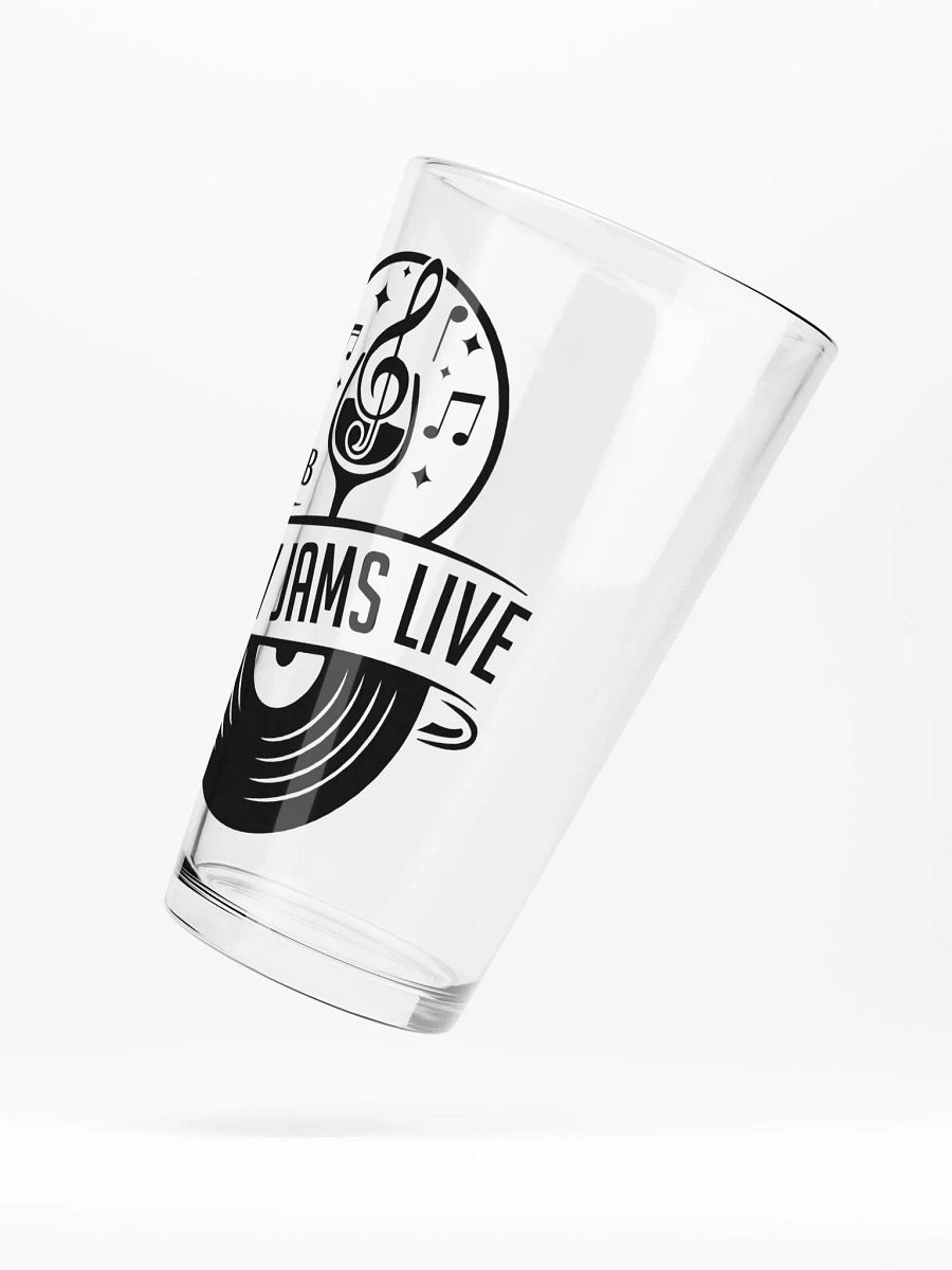 Clear Shaker Pint Glass R&B Slow Jams LIVE Black product image (5)