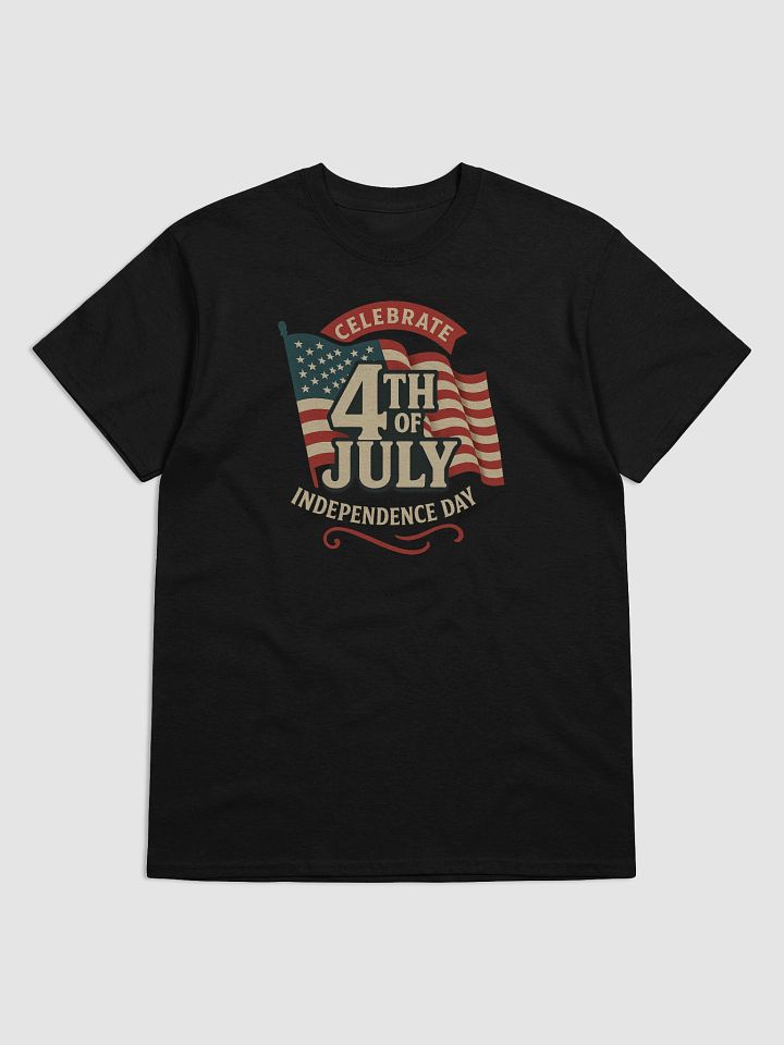 Celebrate 4th of July Shirt – Vintage USA Flag Independence Day Tee product image (1)