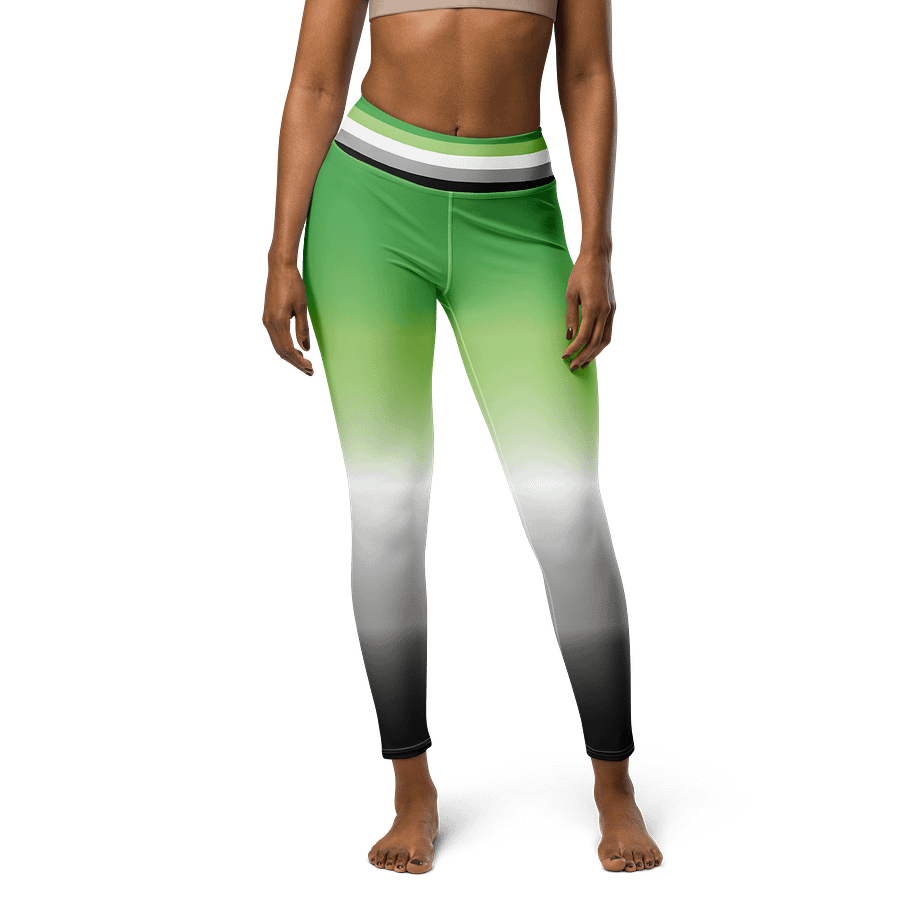 Aromantic Pride Gradient Leggings product image (1)