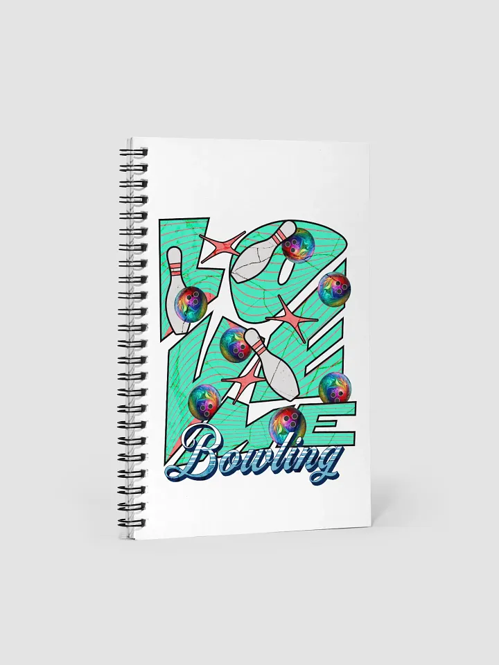 Love Me Bowling Spiral Notebook product image (2)