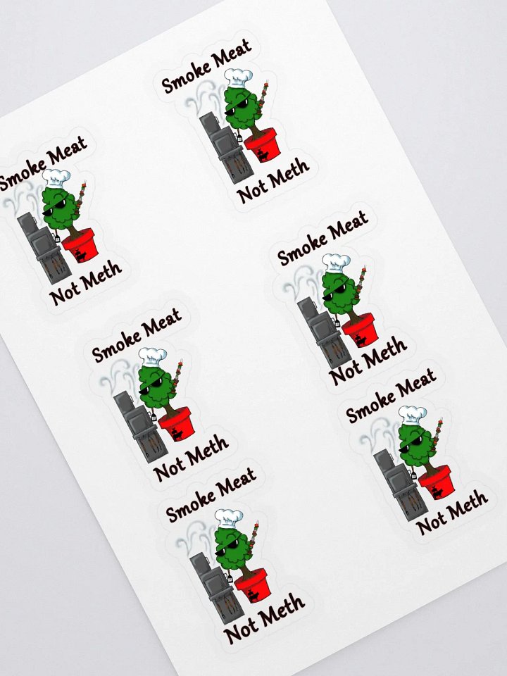 Smoke meat not meth Sticker pack product image (2)