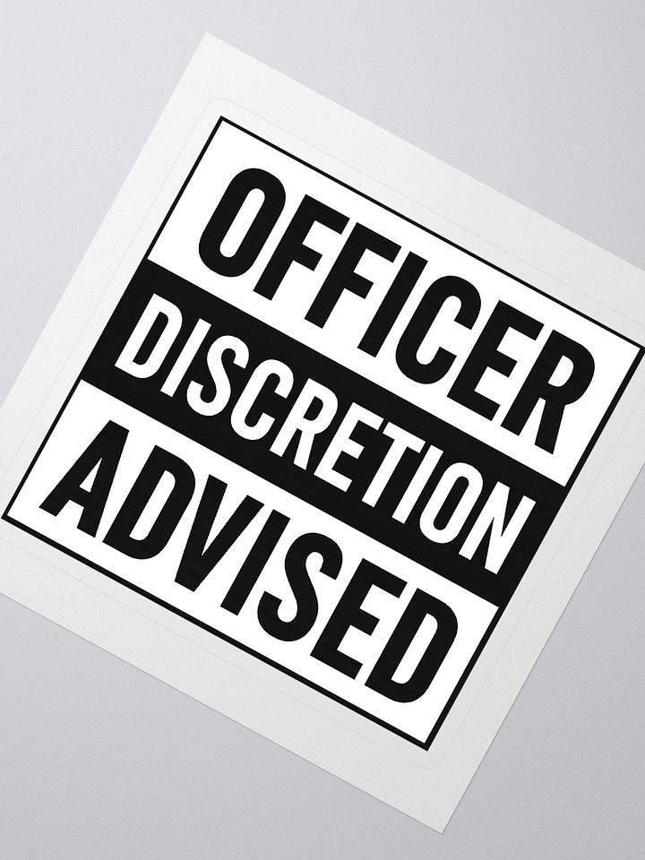 Undercover Warning Stickers product image (2)