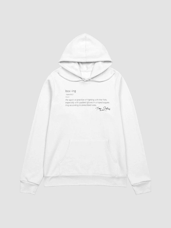 Boxing Definition Hoodie - White product image (1)