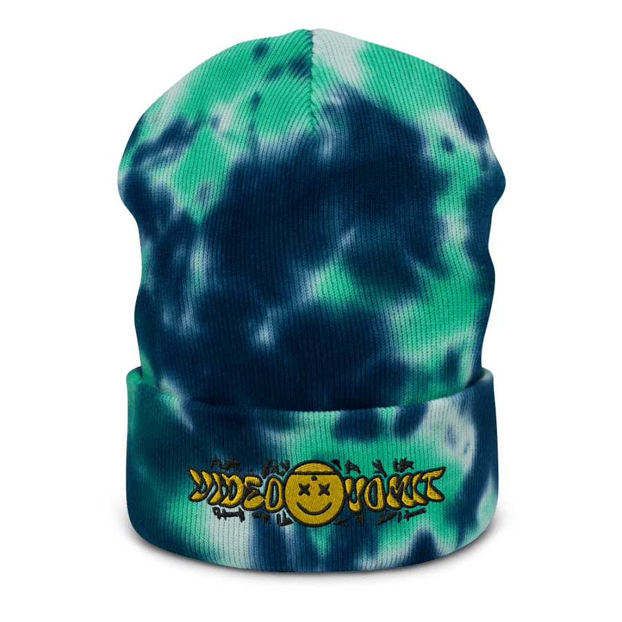 videovomit Graffiti tie-dye embroidered beanie product image (2)