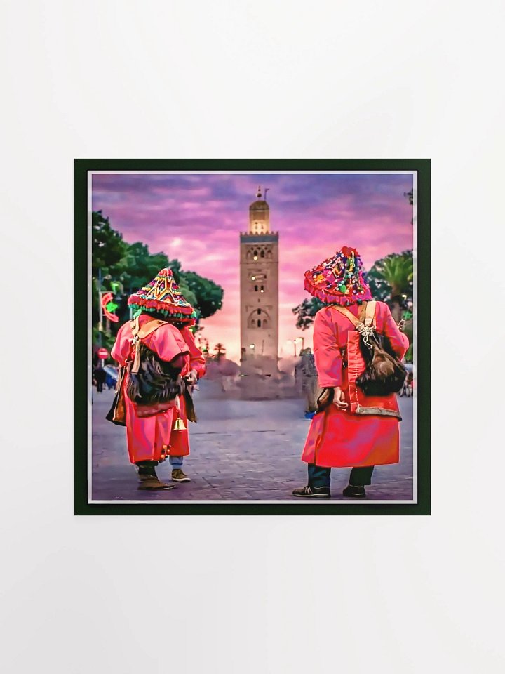 Vibrant Culture Poster/ Photography: Water Carriers, Marrakech, Morocco product image (1)