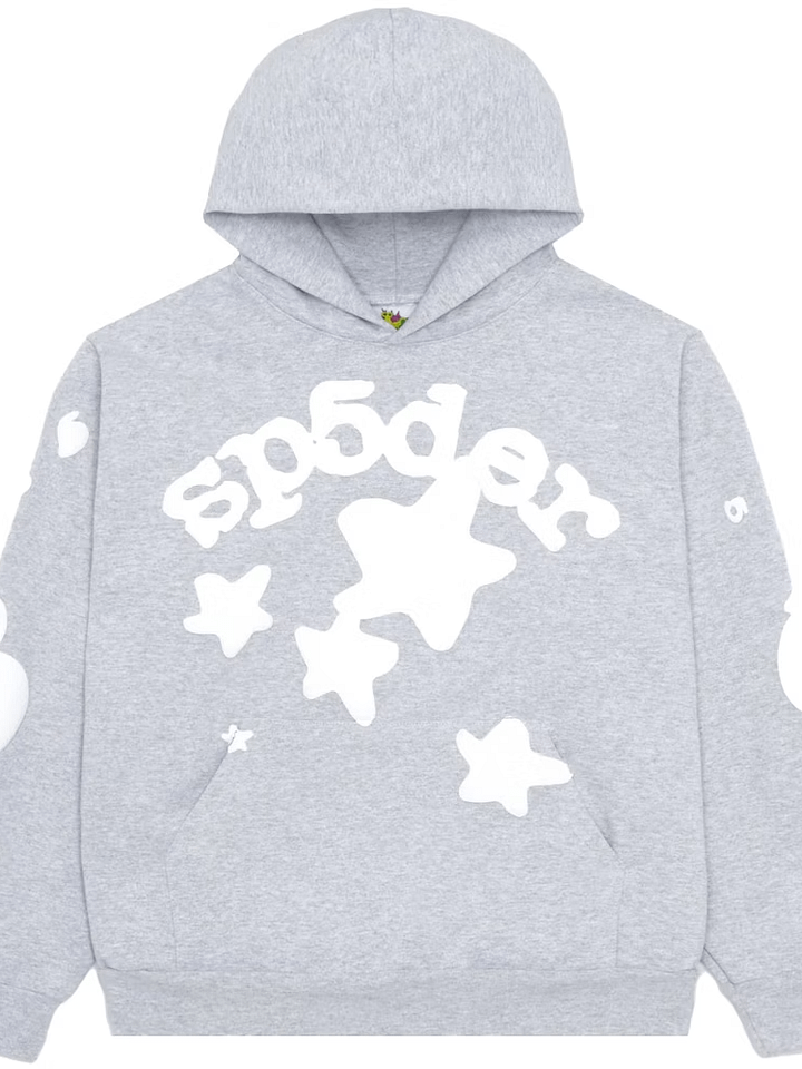 Sp5der Beluga Hoodie Heather Grey product image (1)