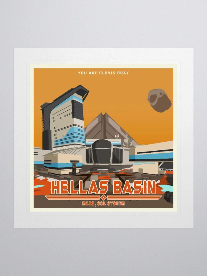 Hellas Basin Sticker product image (3)