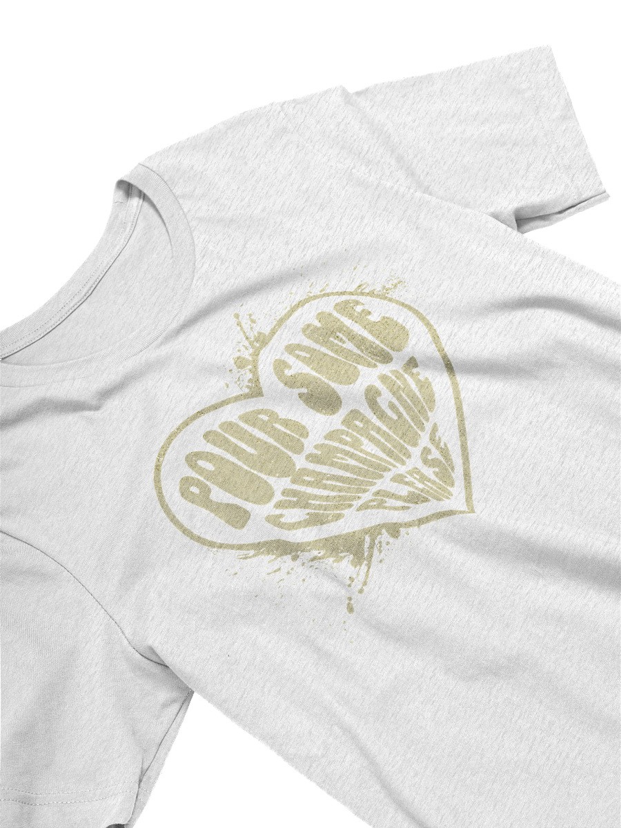 "Pour Some Champagne Please" Wine Aesthetic T-Shirt product image (5)