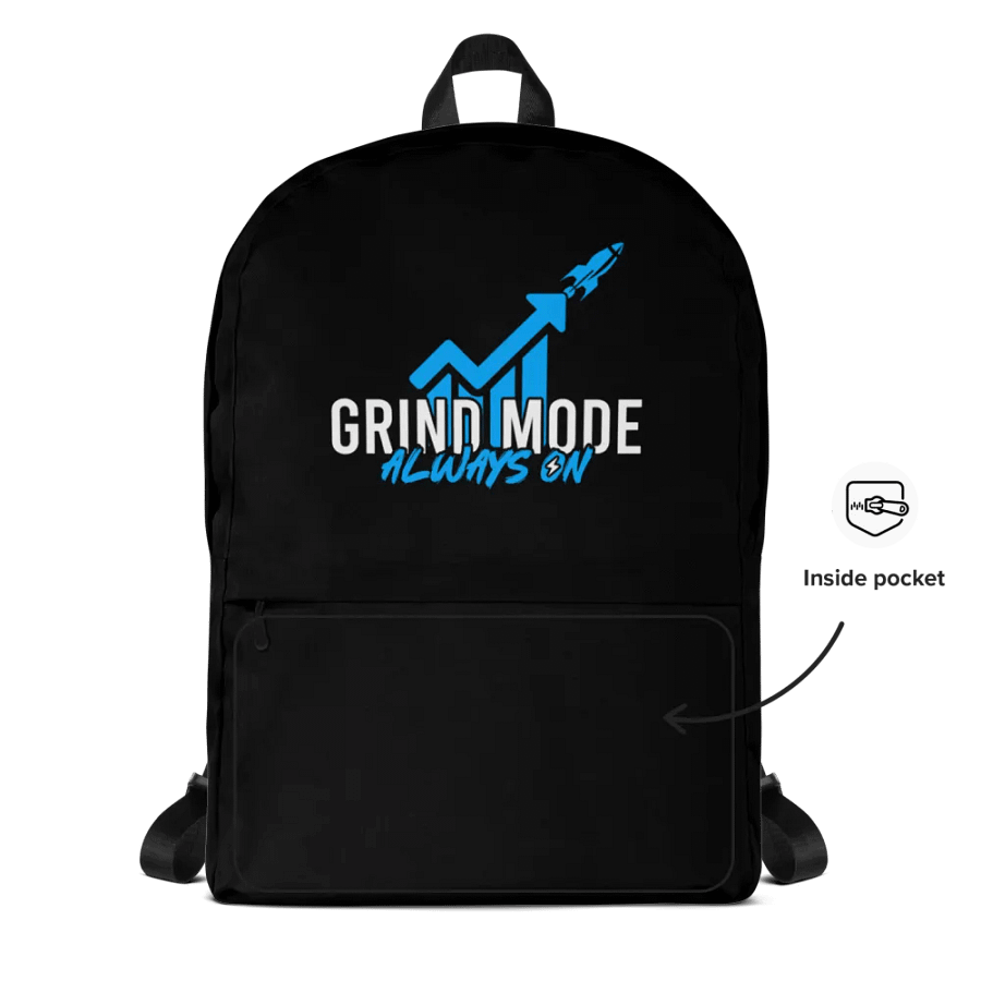 Grind Mode Always On Backpack (Black) product image (4)