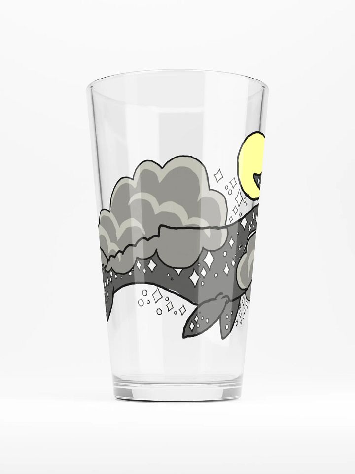 starry gray whale night sky pint glass product image (2)