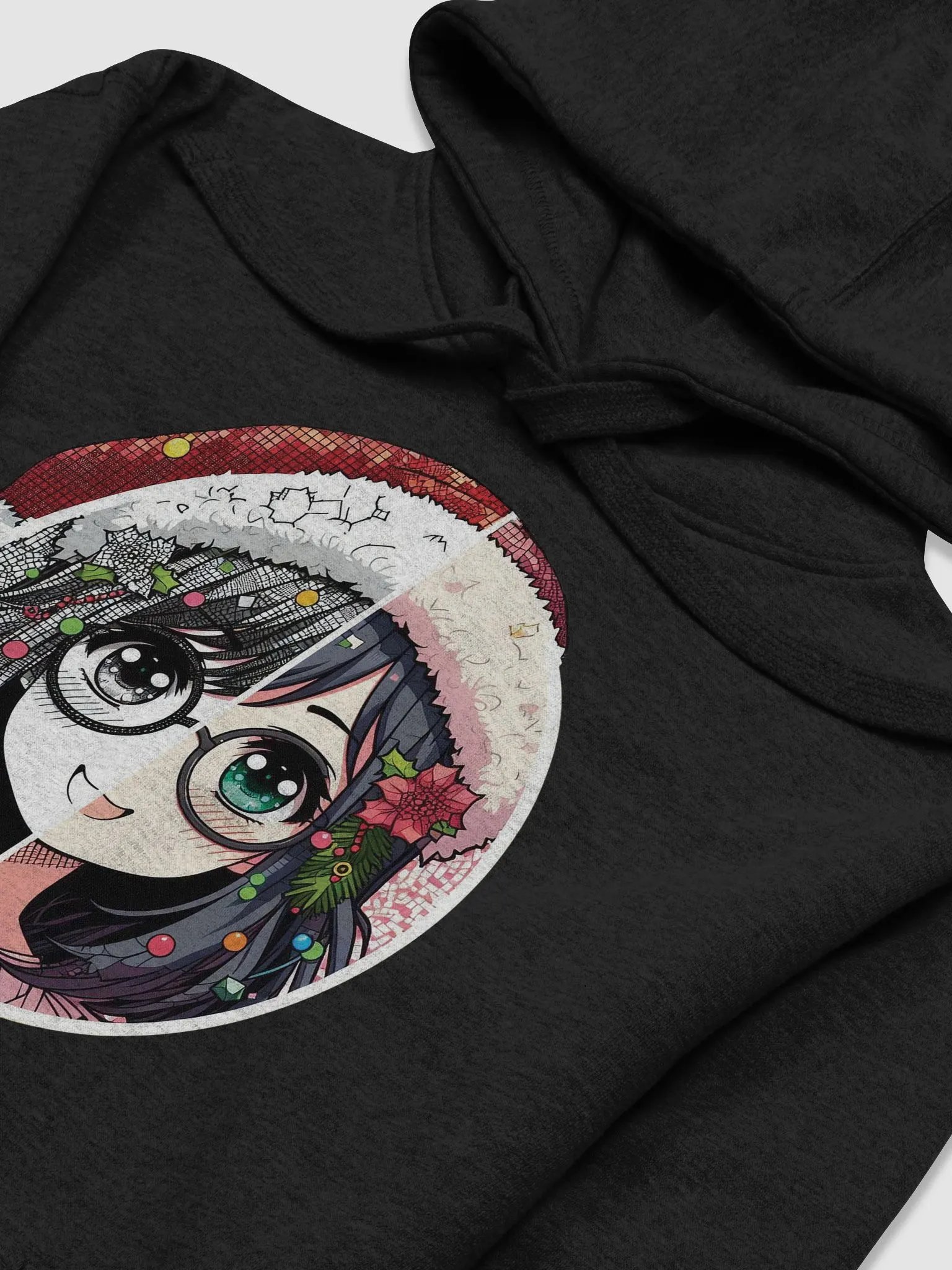 Santa Anime Style Unisex Hoodie product image (27)