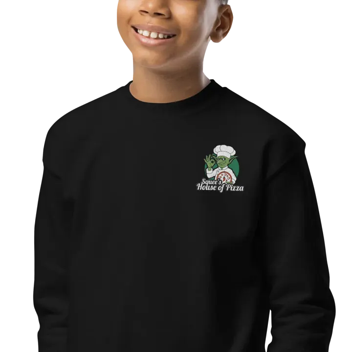 Squee’s House of Pizza Youth Crew Neck Sweatshirt product image (1)
