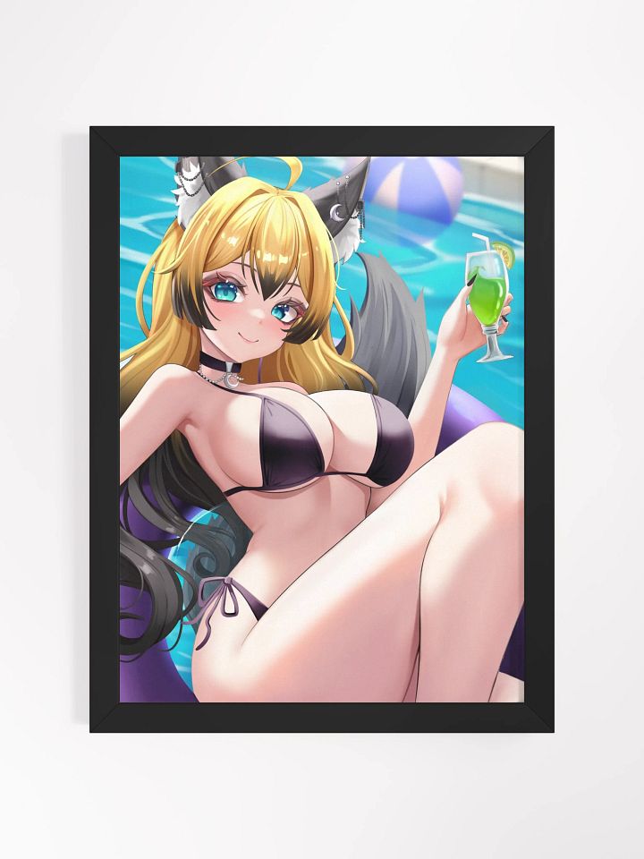 Poolside Paradise Poster w/ Frame product image (2)