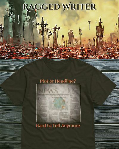 https://raggedwritershop.com/products/reality-or-fiction-a-writers-take-on-todays-headlines

Plot or Headline? A T-Shirt for ...