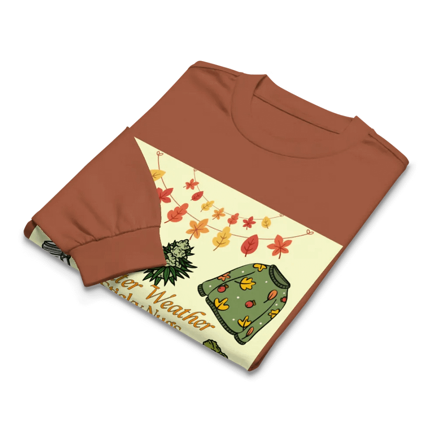 Autumn Cannabis Vibes Long Sleeve Shirt product image (4)