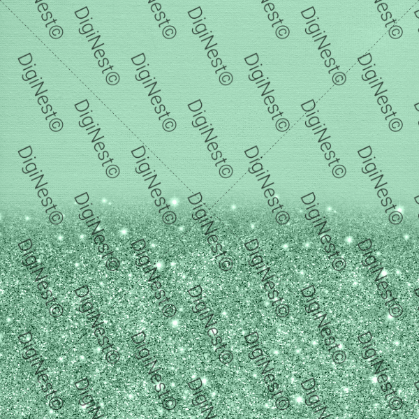 Aqua Green Glitter Digital Paper product image (1)