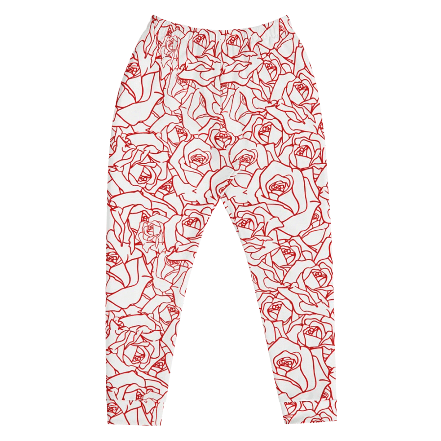 Loads of Roses · white-red joggers product image (9)